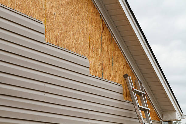Professional Siding Contractor technician working in Dillwyn, VA